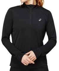 Женская теннисная футболкаAsics Core Long Sleeve 1/2 Zip Top W - performence black