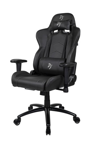 Компьютерное кресло (для геймеров) Arozzi Inizio Black PU - Grey logo