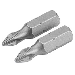 TOLSEN (TT20214) Набор вставок (бит) торцевых 1/4", Phillips, PH3, 25 мм, 2 предмета