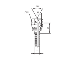 Фитинг DN 10 DKM (Г) 20x1.5 CAST