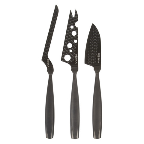 Набор ножей для сыра Boska Монако+ 28см 3шт черный