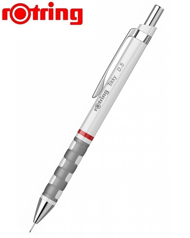 Карандаш механический Rotring Tikky 0.5 mm белый (1904698)