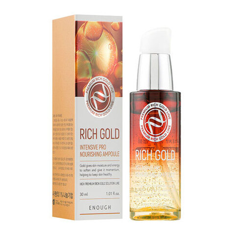 Enough Rich Gold Intensive Pro Nourishing Ampoule - Сыворотка питательная с золотом