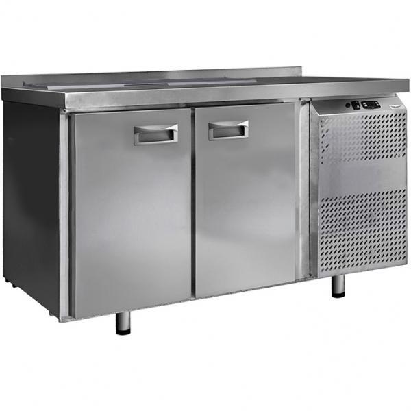 Стол холодильный саладетта Финист СХСс-700-2 (1400х700х850) (4GN1/3 с крышкой) борт 45мм
