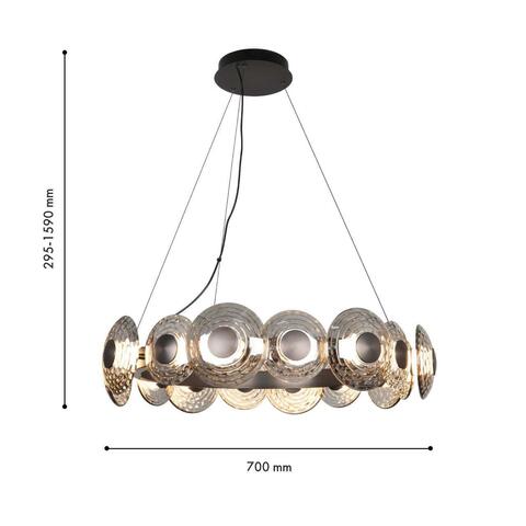 Подвесная светодиодная люстра Favourite Claros 4642-16P