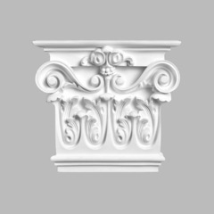 Капитель Decomaster 92815-2R 203х190х67мм