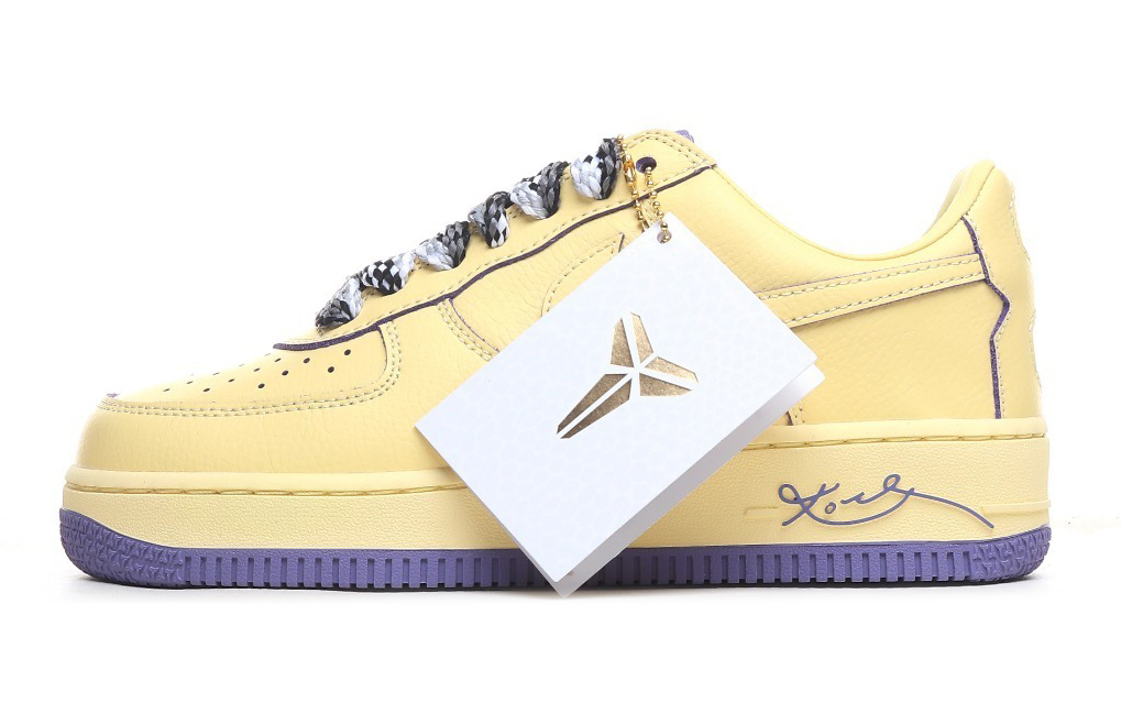 Кроссовки Kobe Bryant x Nike Air Force 1 Low Protro 'Soft Yellow'