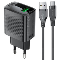 Сетевая зарядка ACEFAST A90 QC18W GaN single USB-A charger (EU), чёрный