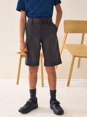 Шорты школьные для мальчика Next 784-015, Темно-серый