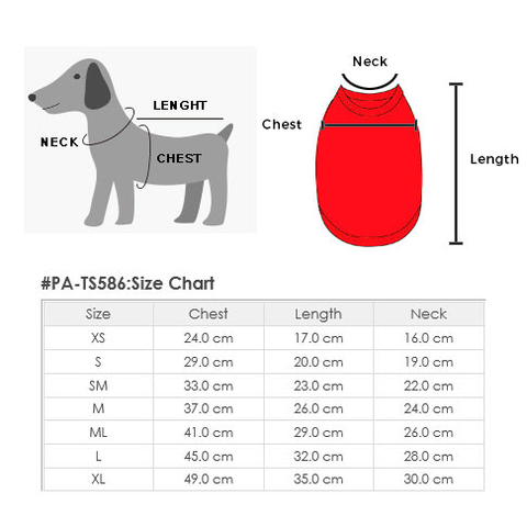 586 Майка однотонная "Puppy Angel MAC Daily"