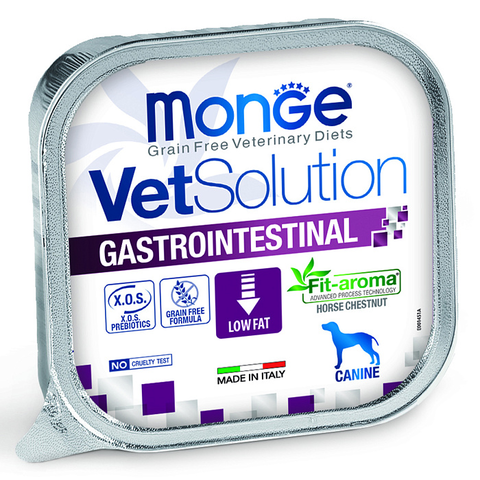Диетический корм Monge VetSolution Dog Gastrointestinal Гастроинтестинал для собак при заболеваниях ЖКТ 150 г