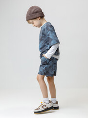 шорты  для мальчика  КР 400793/синий джинс к660