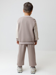 брюки  для мальчика  КР 400838/коричневый к624