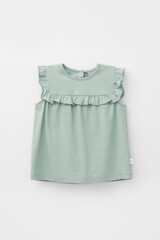 фуфайка  для девочки  КР 302443/холодная мята к475