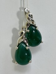 Адажио нат (серьги из серебра)