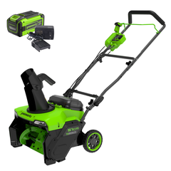 Снегоуборщик Greenworks GD40STX2K8 40V (51 см) аккумуляторный, с АКБ 8 А/ч и ЗУ