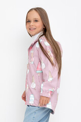 куртка  для девочки  ВК 32144/н/7 Ал