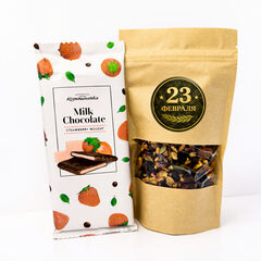 Подарочный набор "Чай + шоколад"