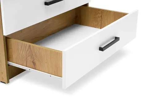 Комод Евро КМ-02 крафт / белый