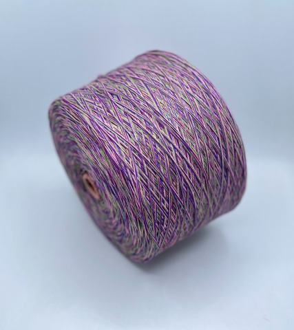 Авторская смотка, 303м, Вискоза/Кашемир/Меринос/Полиамид, Букет тюльпанов, 37326