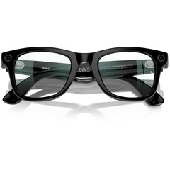 Умные очки Ray-Ban Meta Wayfarer RW4008 Shiny Black, Clear with blue-violet light filter