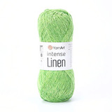 Пряжа YarnArt Intense Linen 4125 салат