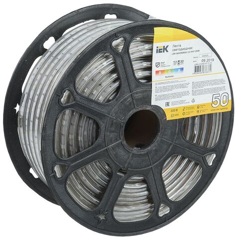 Лента LED 50м LSR-5050RGB30-7,2-IP67-220В IEK