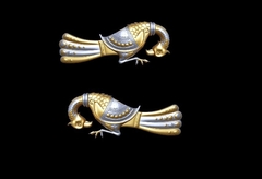 Силиконовый молд Птицы винтажные малые