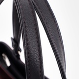 Сумка Саломея 198 наппа бордо + черный