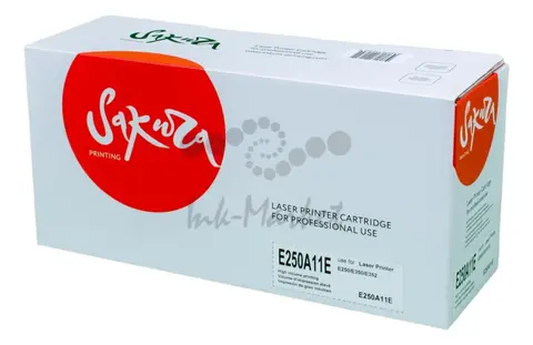 Картридж Sakura E250A11E для Lexmark, черный, 3500 к.