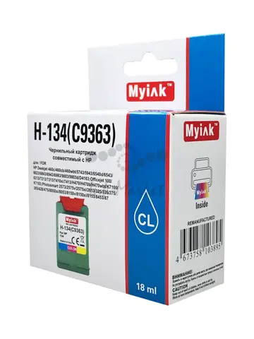 Картридж MyInk 134 C9363 для HP Photosmart 8153 Color (18ml)