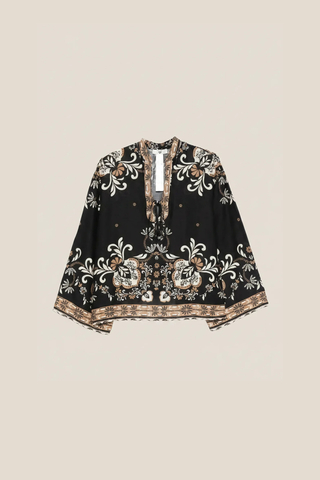 TWINSET Блуза из смеси вискозы и льна