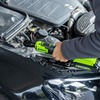 Гайковерт-трещотка Greenworks GD24RW, 24V, бесщеточная, 1/2", 80Нм, редуктор 70 мм, без АКБ и ЗУ с сумкой, арт. 3804007 — фото 7