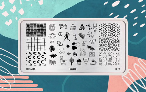 Пластина для стемпинга Go! Stamp 72 Doodle