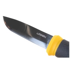 STAYER 110 мм, пластиковые ножны, туристический нож, Professional (47630)