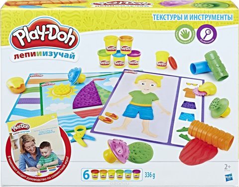 Play-Doh Набор для лепки Текстуры и Инструменты