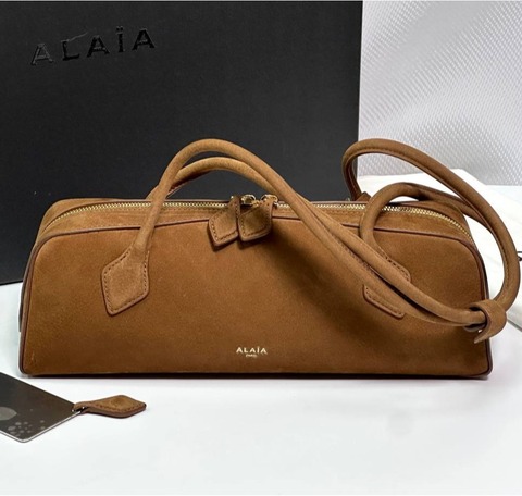 Сумка ALAIA LE TECKEL MEDIUM из нубука