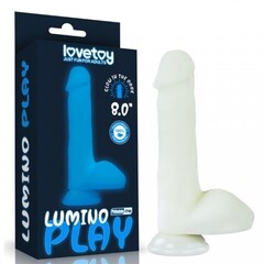 Фаллоимитатор Lumino Play светящийся в темноте (15*4 см)