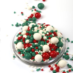 Шарики кранч Новогодний 100 гр.