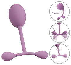 Сиреневый тренажер мыщц тазового дна Vaginal Trainer - 