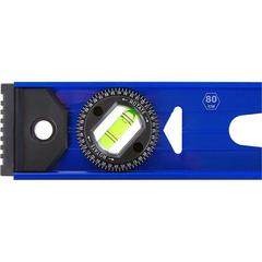 Уровень строительный КОБАЛЬТ 800 мм, профиль 25 x 60 мм, 3 глазка, 2 ручки, V-образный паз, точность 1 мм/м, литой (243-158)