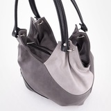 Сумка Саломея 101 мульти итальянский серо-черный