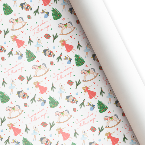 Бумага подарочная, 