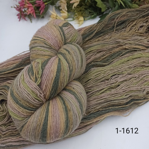 Дундага 6/1 шерсть секционного окрашивания 01-1612 420м/100гр