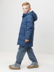 пальто  для мальчика  ВК 34070/6 УЗГ