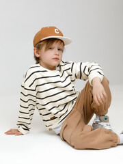 брюки  для мальчика  КР 400854/коричневый 1038 к584