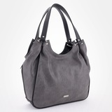 Сумка Саломея 284 македония серый + черный