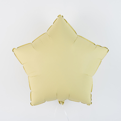 Г 18''/46 см, Звезда, Матовый, Сливочное масло, 1 шт.