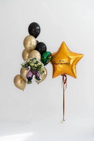 Сет гелиевых шаров Невероятный Халк