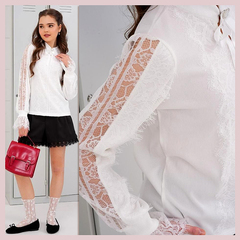 Блуза девочке (9-13) 260415-WD205